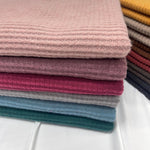 Waffle Knit Fabric, Soft Brush Poly Blend by the Yard or Half