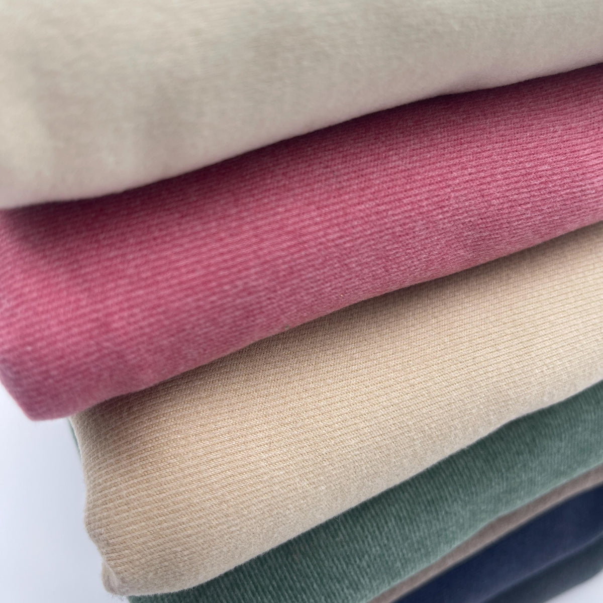 Lightweight Corduroy Fabric, Soft Brush Material for Clothing and Crafts