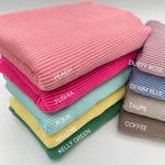 Waved Urban Rib Knit Fabric By The Yard, Soft Stretch Cotton Blend-HE114