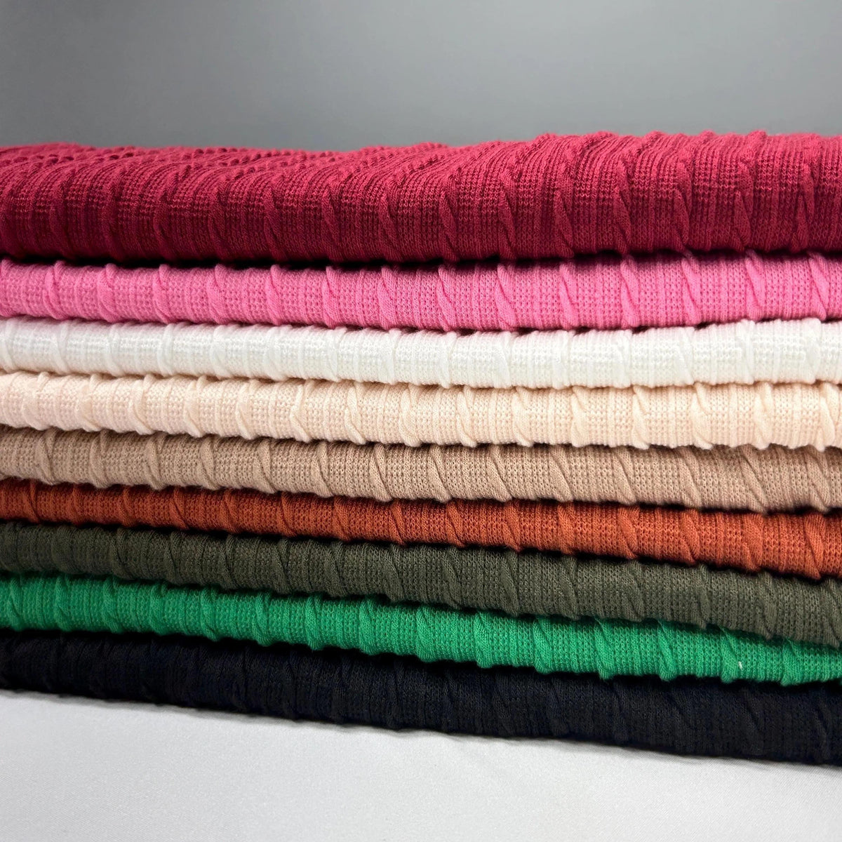 Jacquard Fabric, Heavy Textured by the Yard in Solid Colors