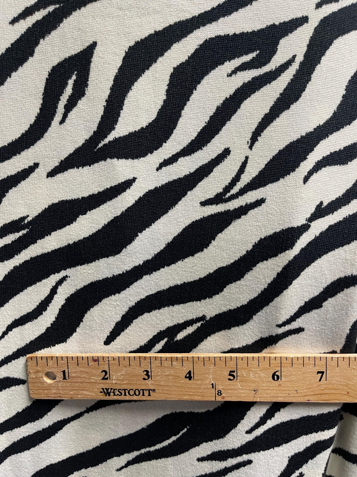 Fabric By The Yard, Black And White Zebra Print, 36-Inch Width