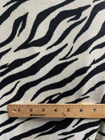 Fabric By The Yard, Black And White Zebra Print, 36-Inch Width