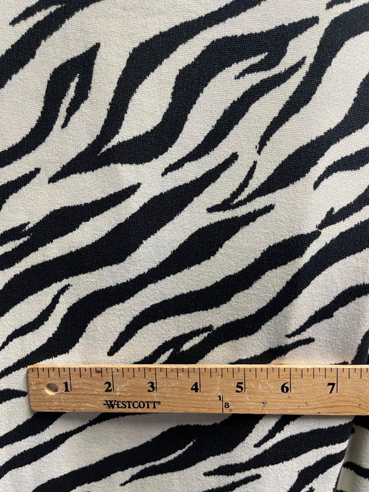 Fabric By The Yard, Black And White Zebra Print, 36-Inch Width