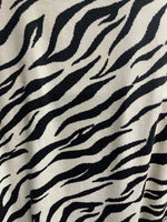Fabric By The Yard, Black And White Zebra Print, 36-Inch Width