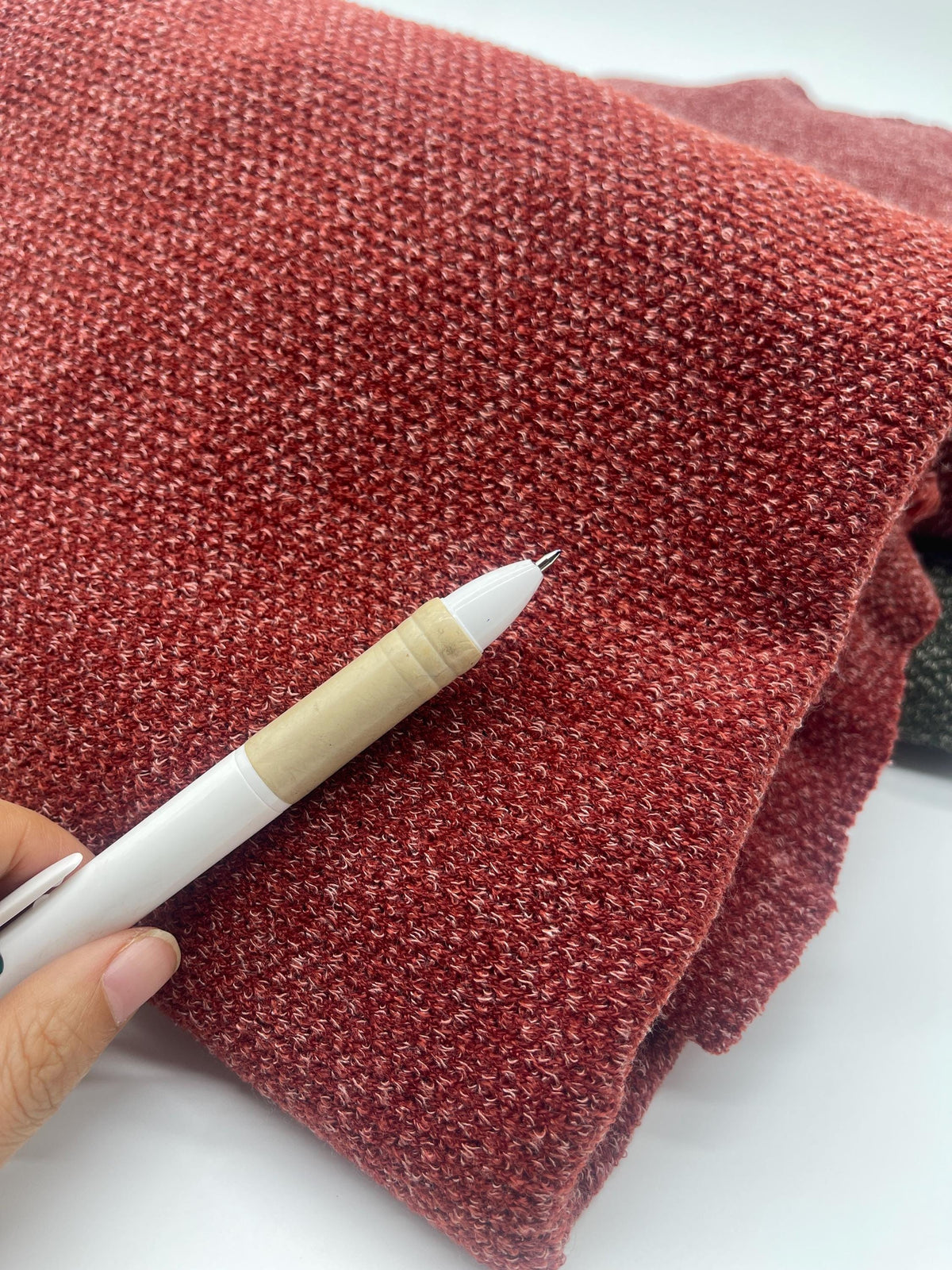 Sweater Fabric, Textured Ribbed Knit By The Yard