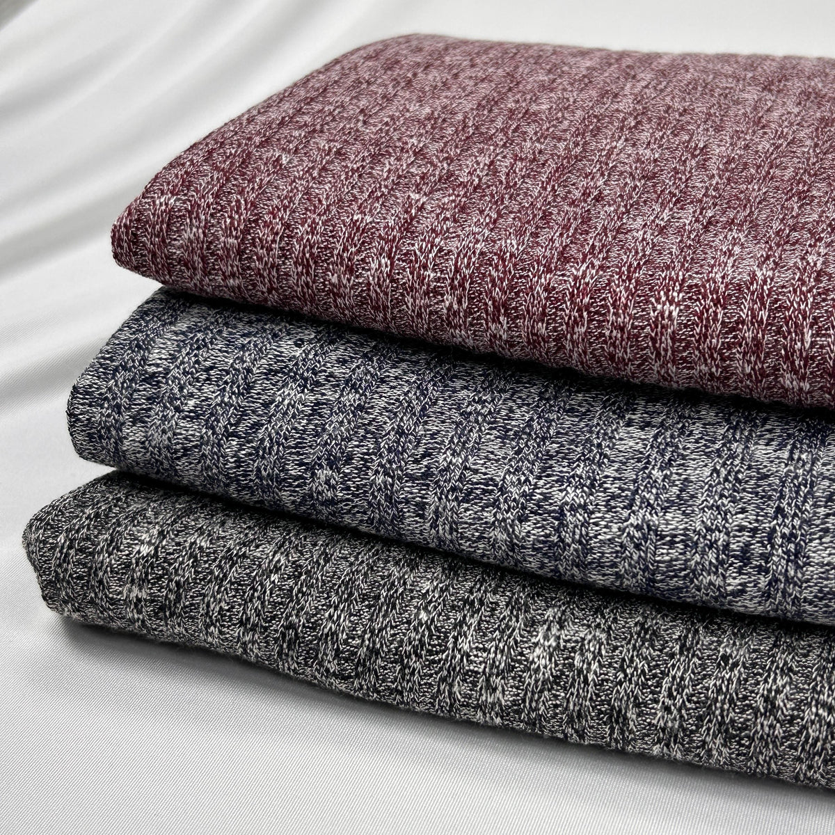 Rib Knit Fabric, 50% Rayon Blend by The Yard, 60-Inch Width