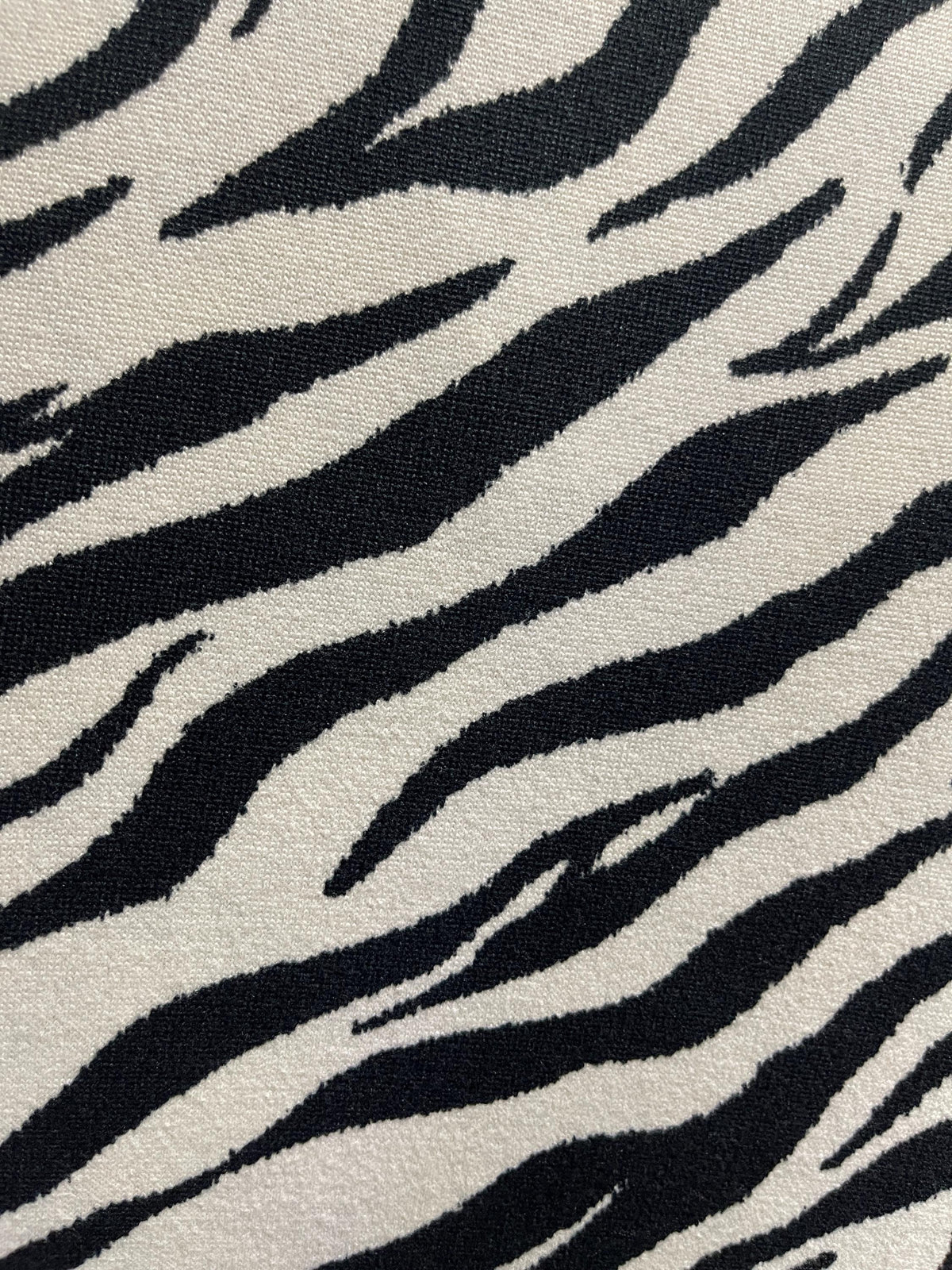 Fabric By The Yard, Black And White Zebra Print, 36-Inch Width