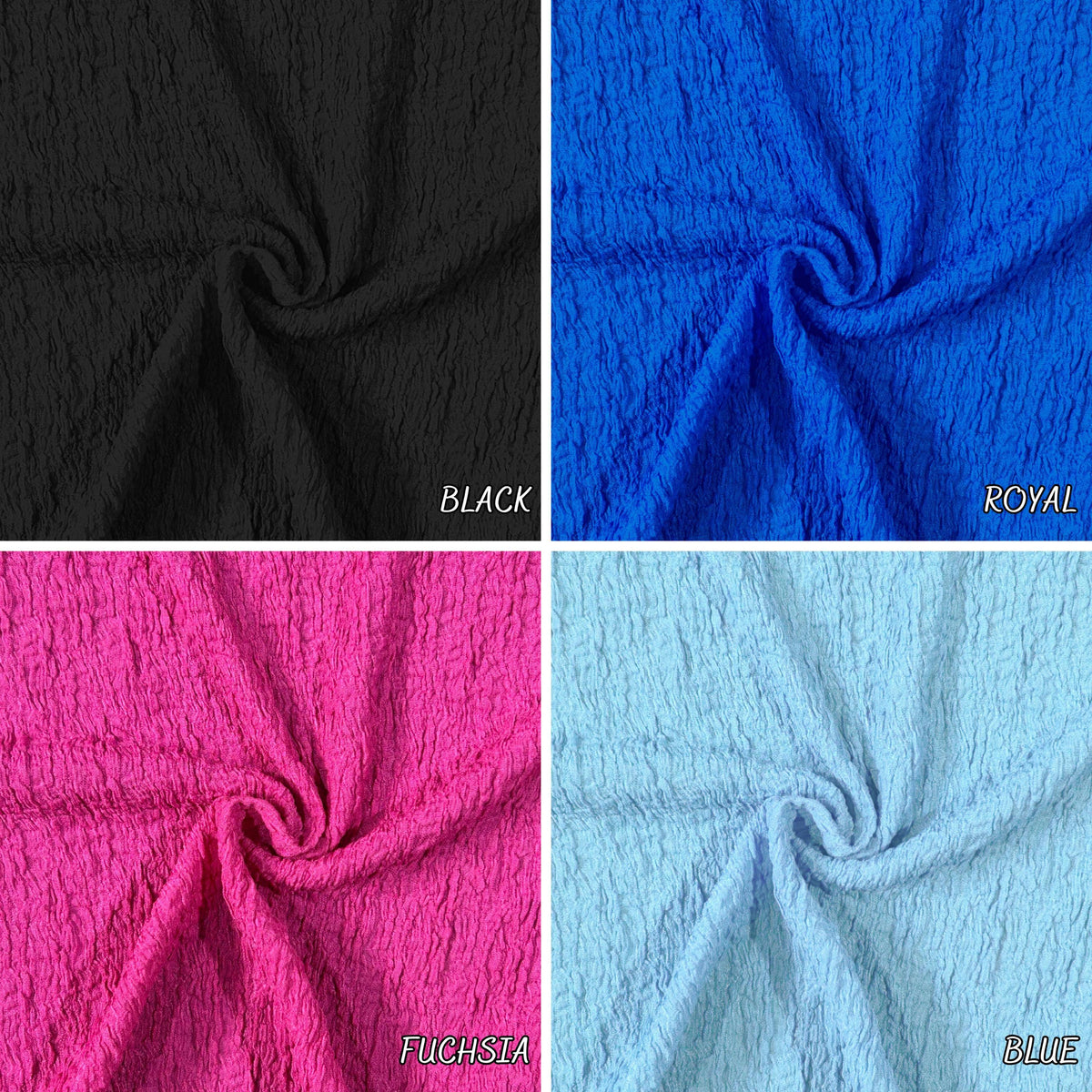 Summer Dress Fabric, 95% Polyester Stretch Crepe by the Yard