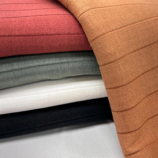 Wholesale Fabric, 94% Polyester 6 Span Rib Knit By The Yard