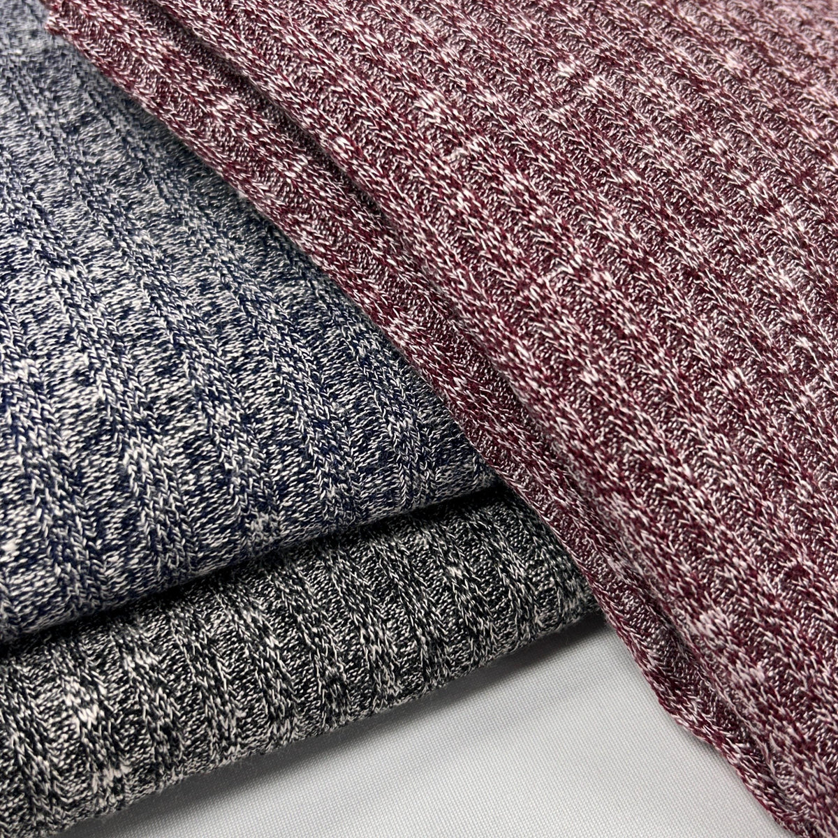 Rib Knit Fabric, 50% Rayon Blend by The Yard, 60-Inch Width