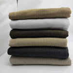 Sweater Fabric, Ribbed Knit Foil Dress Material By The Yard