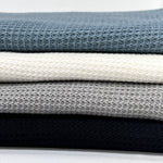 Waffle Knit Fabric, 33% Rayon 62 Polyester 5 Spandex