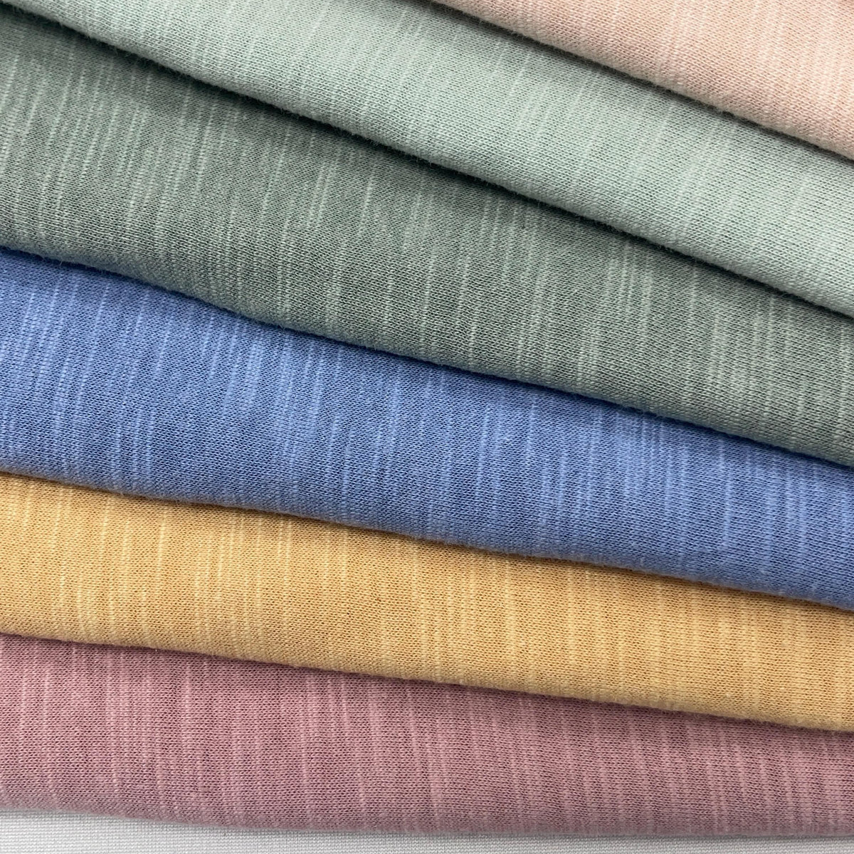 KC Slub Jersey fabric colors