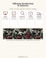 Efficient production and delivery - design, printing, inspection, packing, shipping