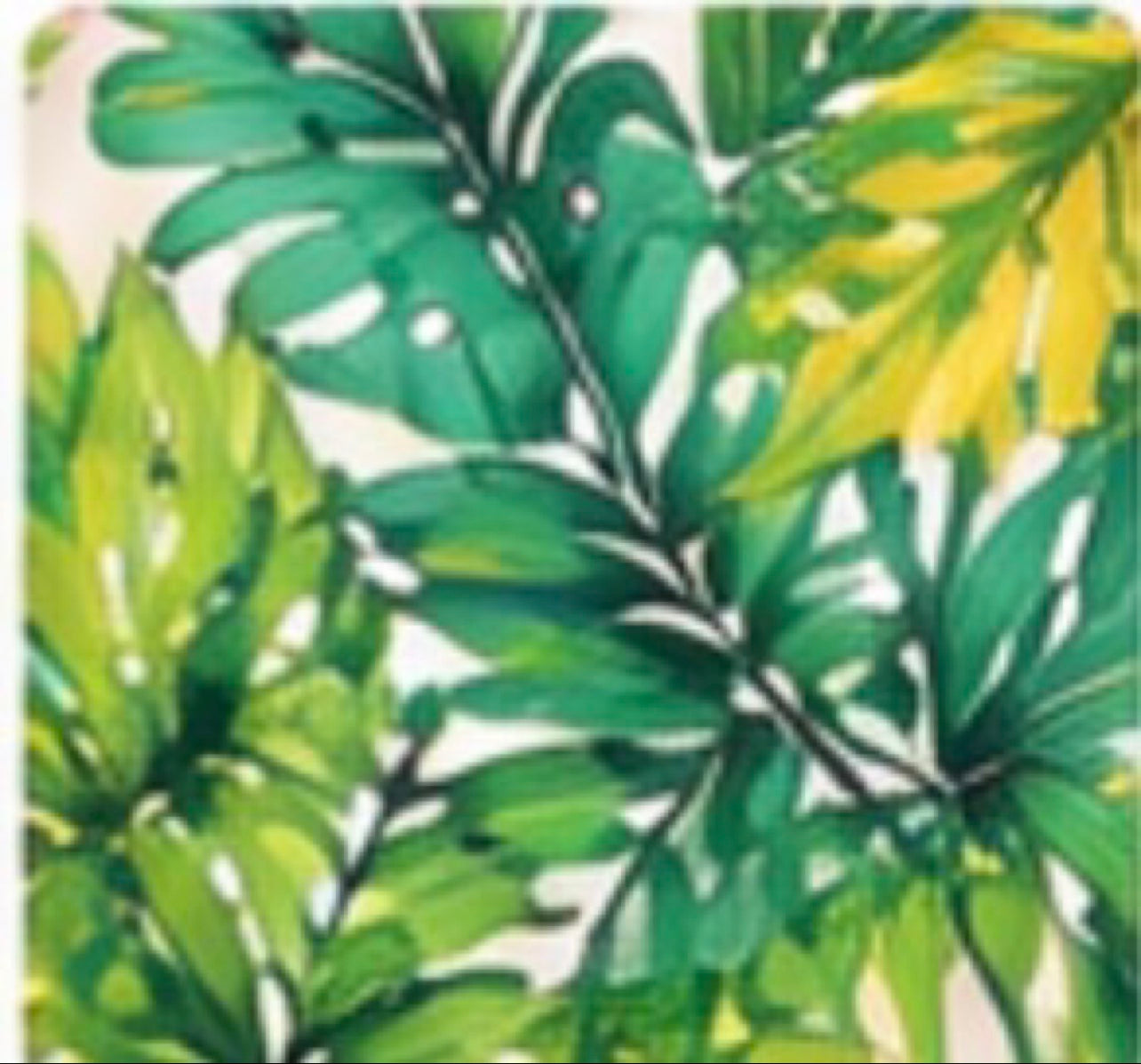 Tropical leaves pattern